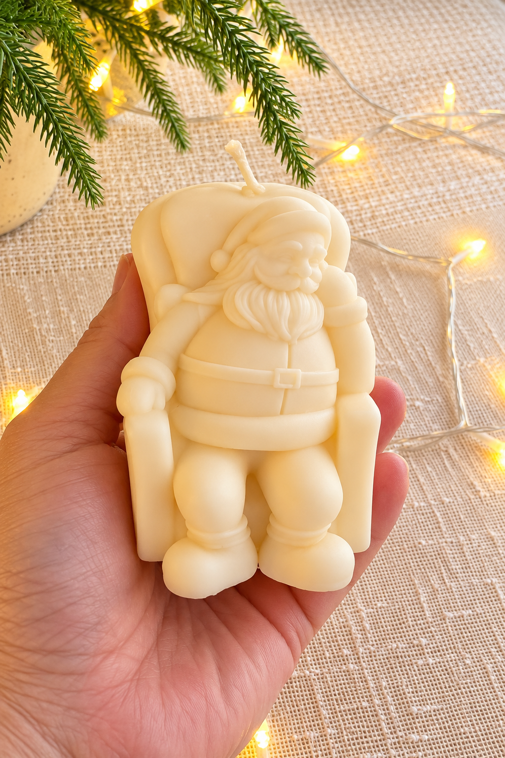 Santa Claus Vela Escultórica