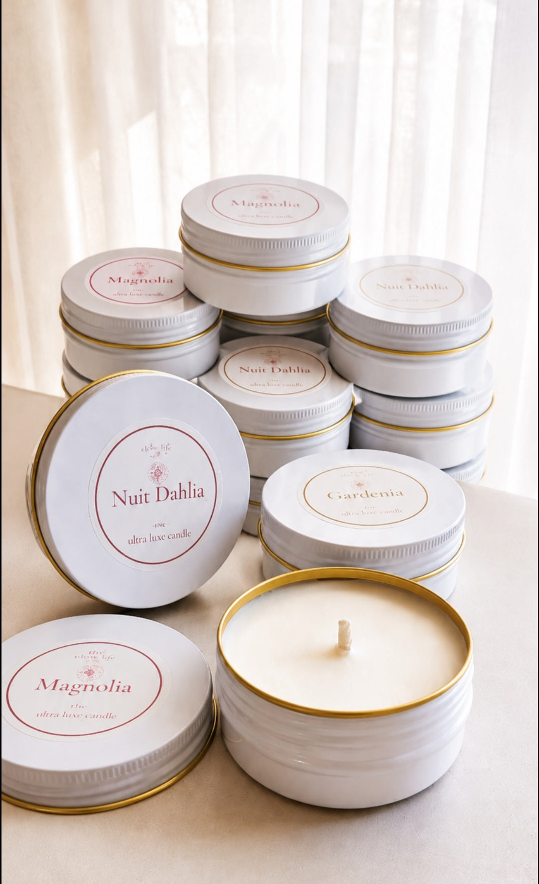 Velas de muestra de 2oz