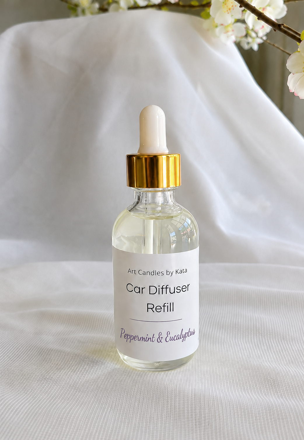 Peppermint & Eucalyptus Refill de Difusores de Auto