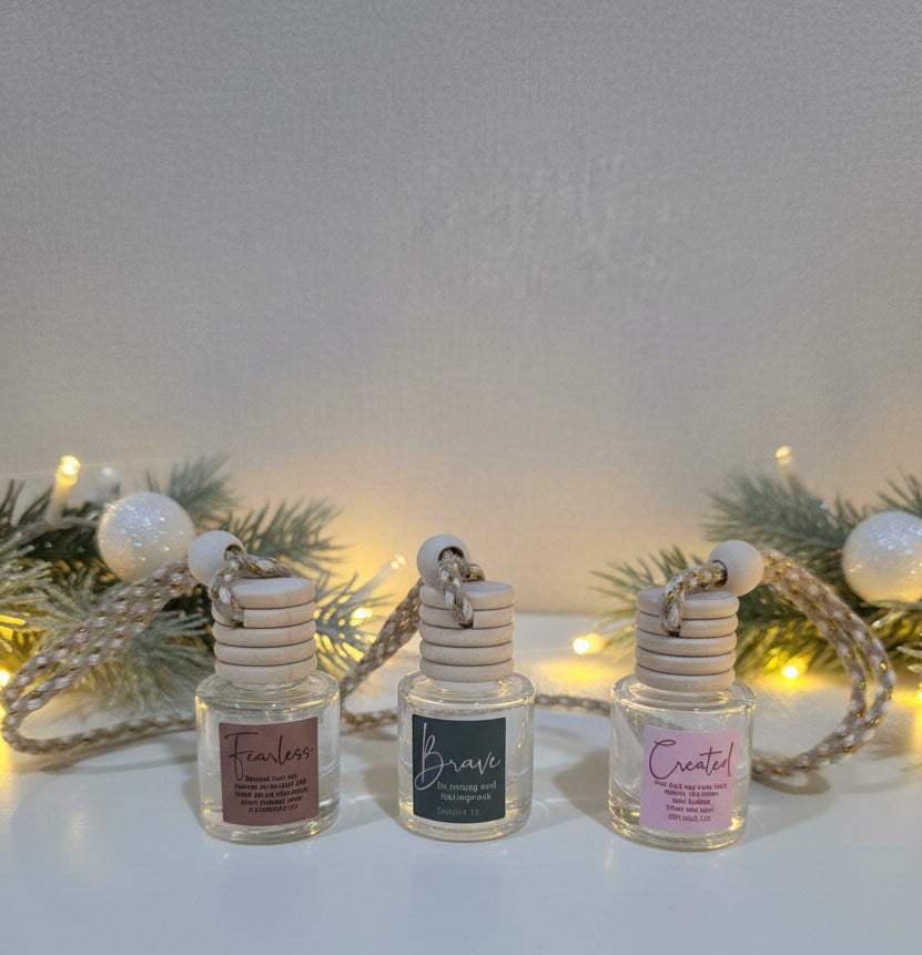 Gift Box de Difusores de Auto con mensajes para acompañarte