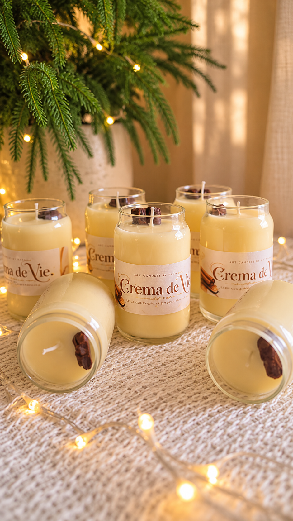 Vela Crema de Vie
