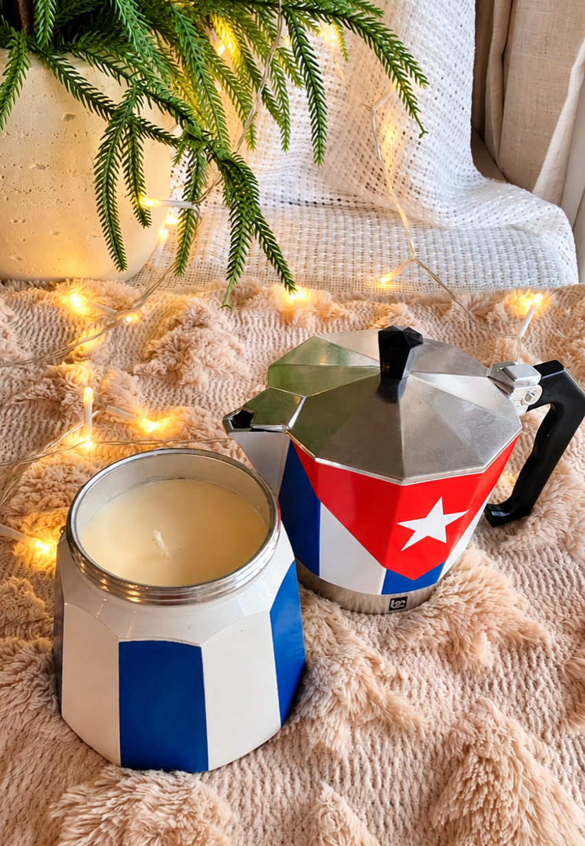 Coffee Maker Candle 6 Cups Cuba