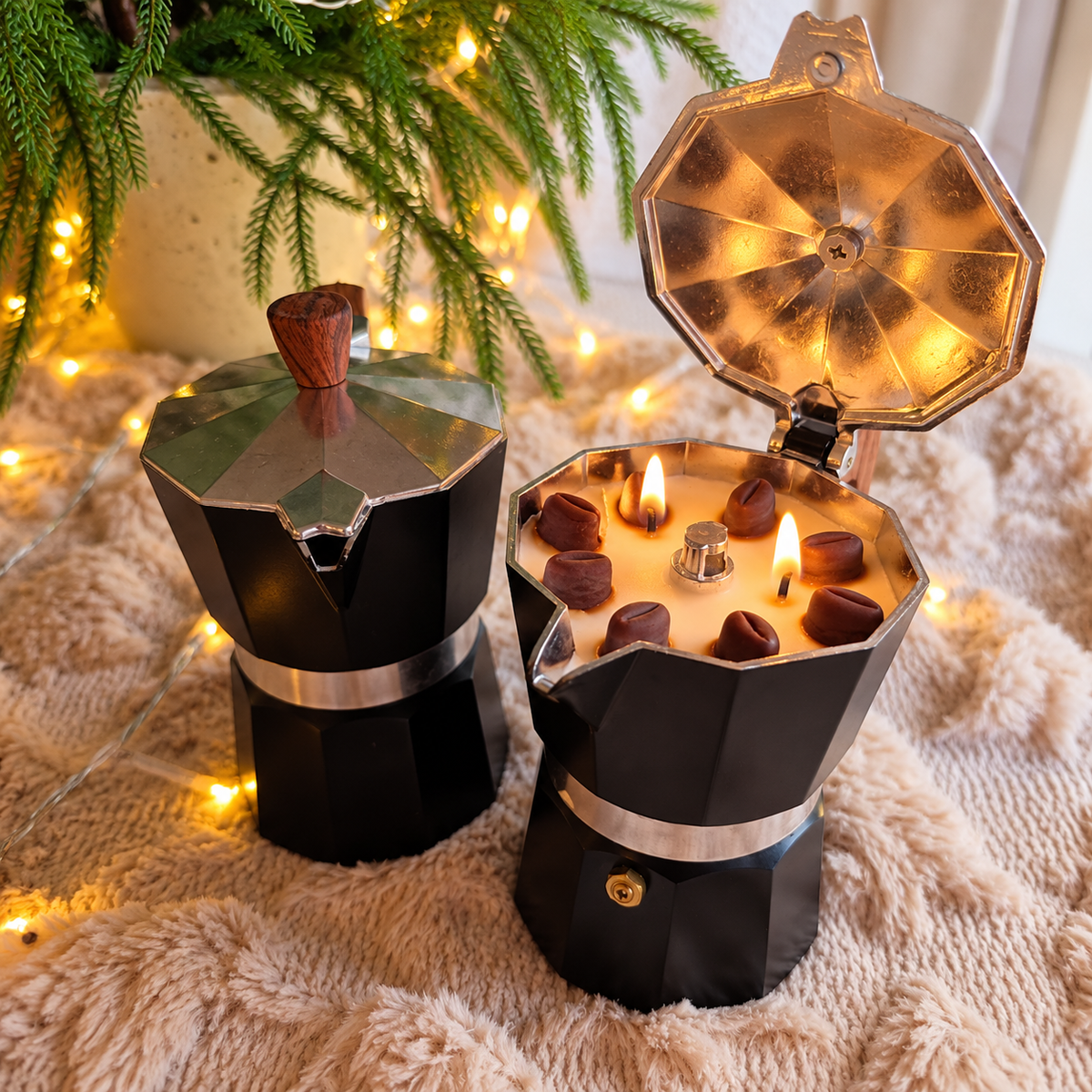 Coffee Maker Candle 3 Cups
