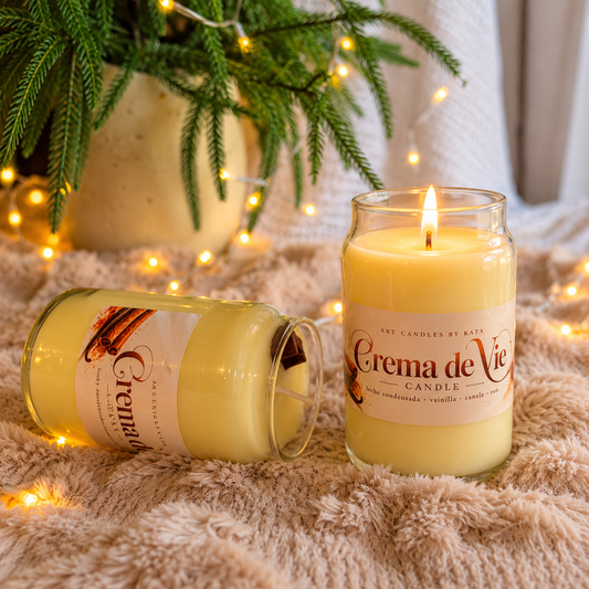 Vela Crema de Vie