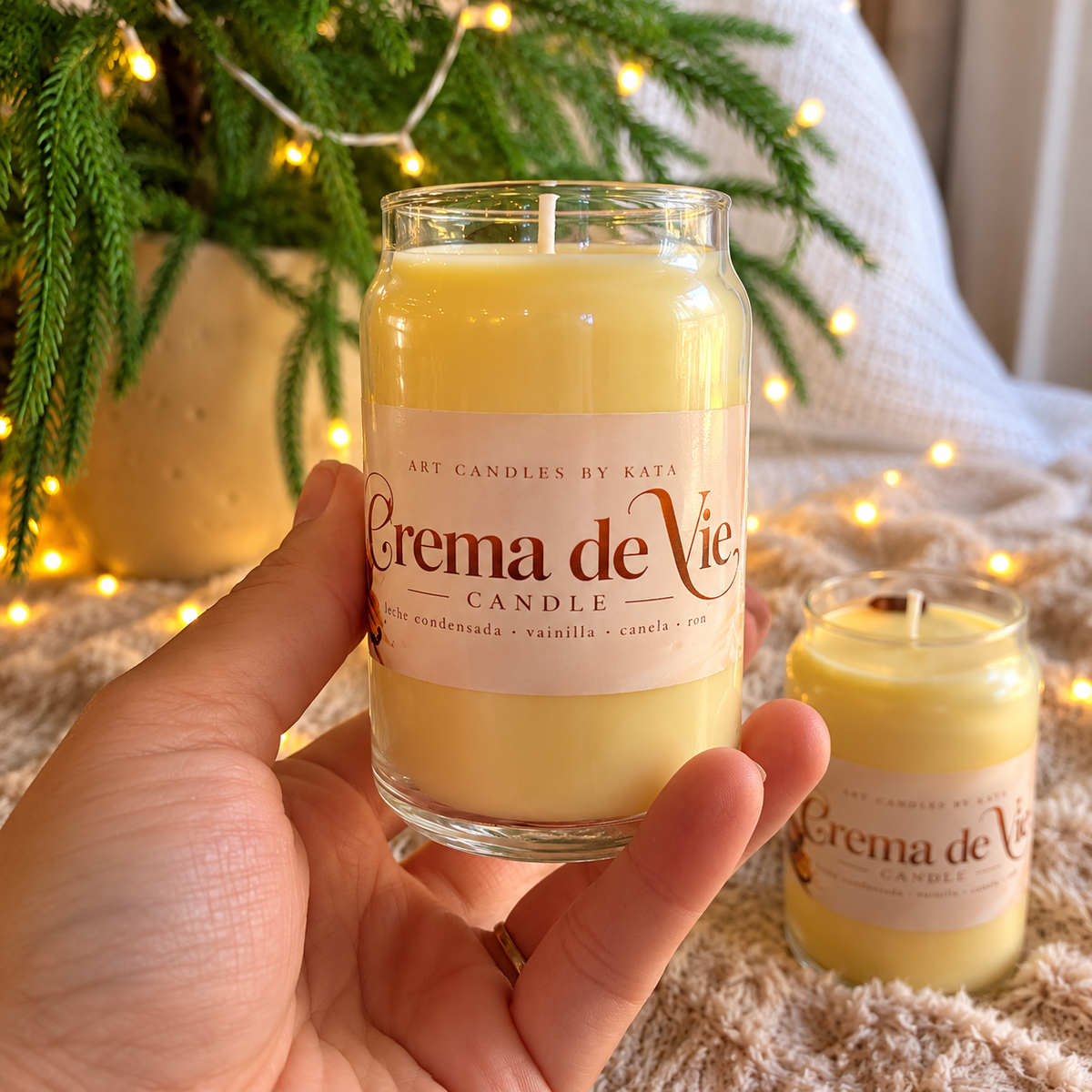 Vela Crema de Vie