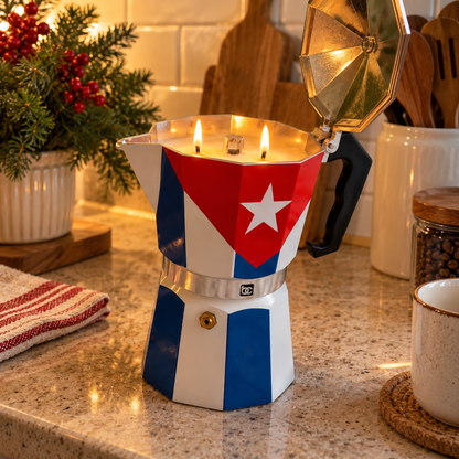 Coffee Maker Candle 6 Cups Cuba