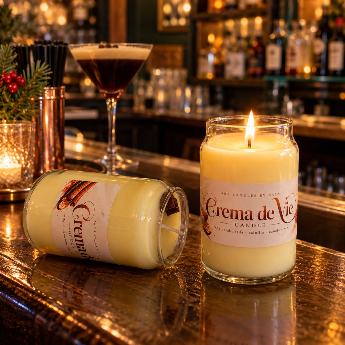 Vela Crema de Vie