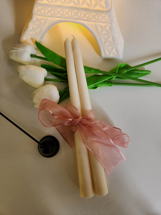 Set elegante Velas cónicas