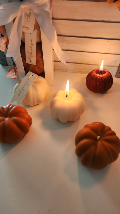 Pumpkin candle