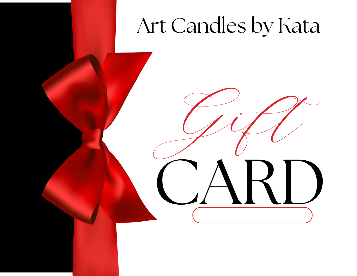 Gift Card Art Candles by Kata