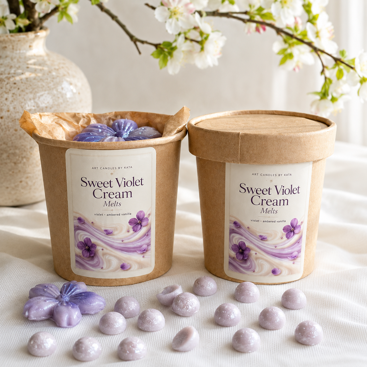 Wax melts Sweet Violet Cream