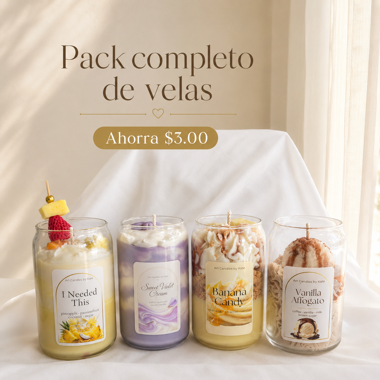Pack completo Velas de Verano