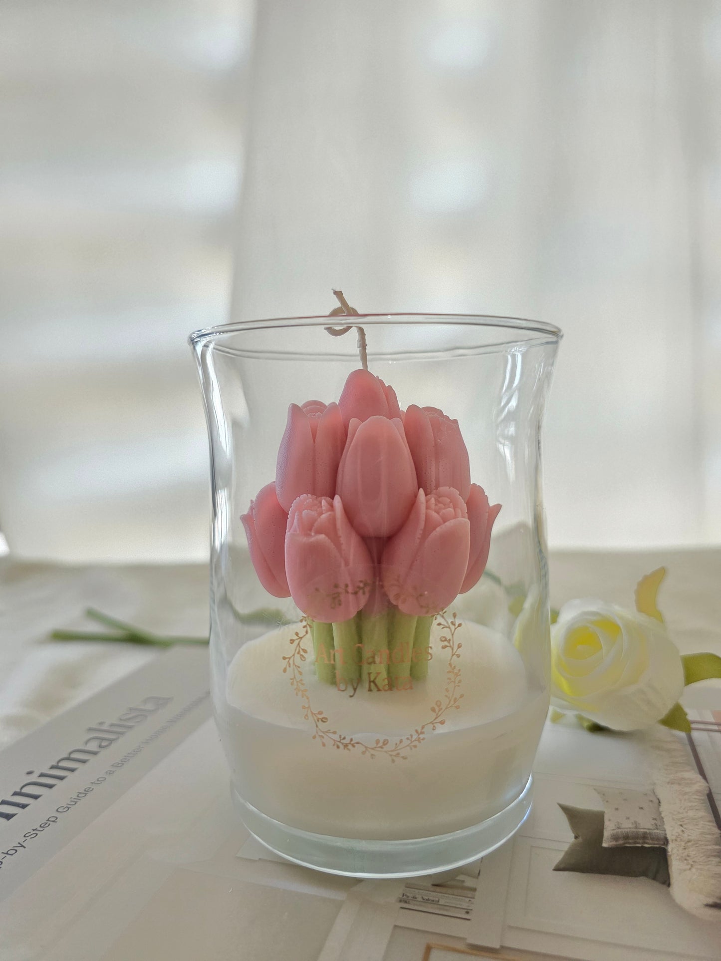 Vela Jardín de tulipanes