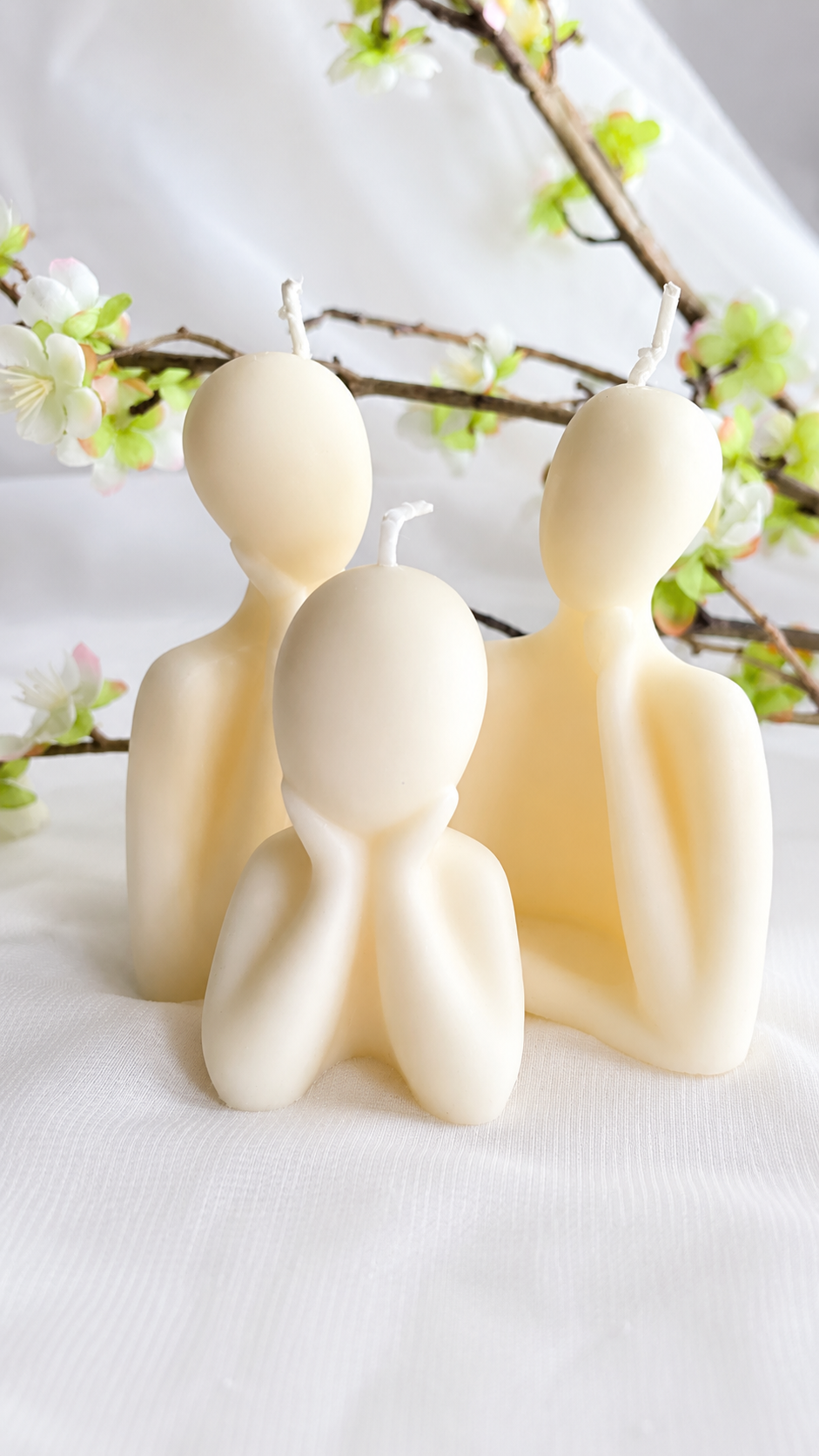 Crea tu familia en cera Velas decoraticas