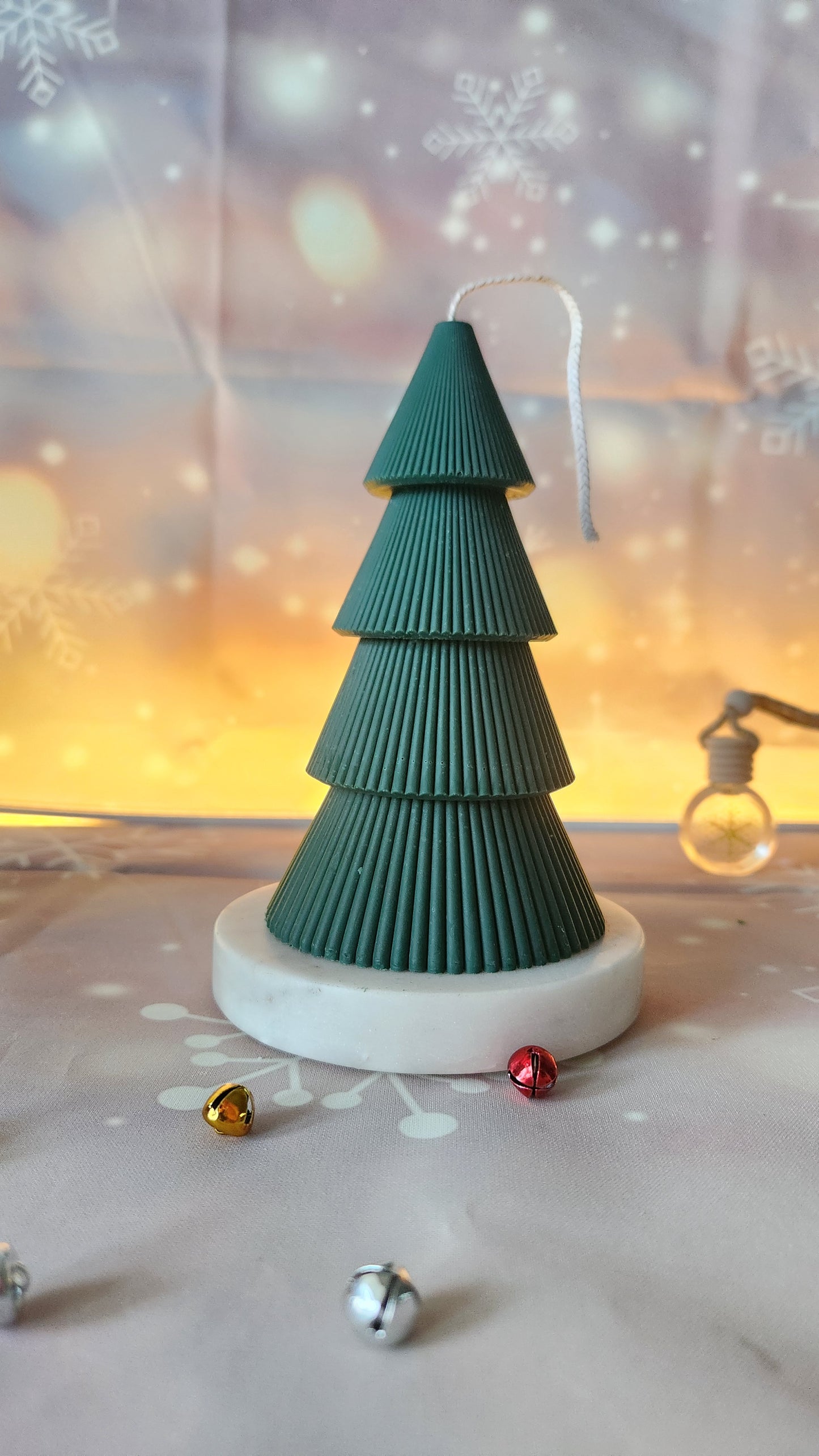 Set de Velas decoraticas Pinos de Navidad