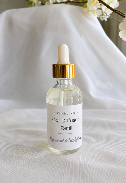 Peppermint & Eucalyptus Refill de Difusores de Auto