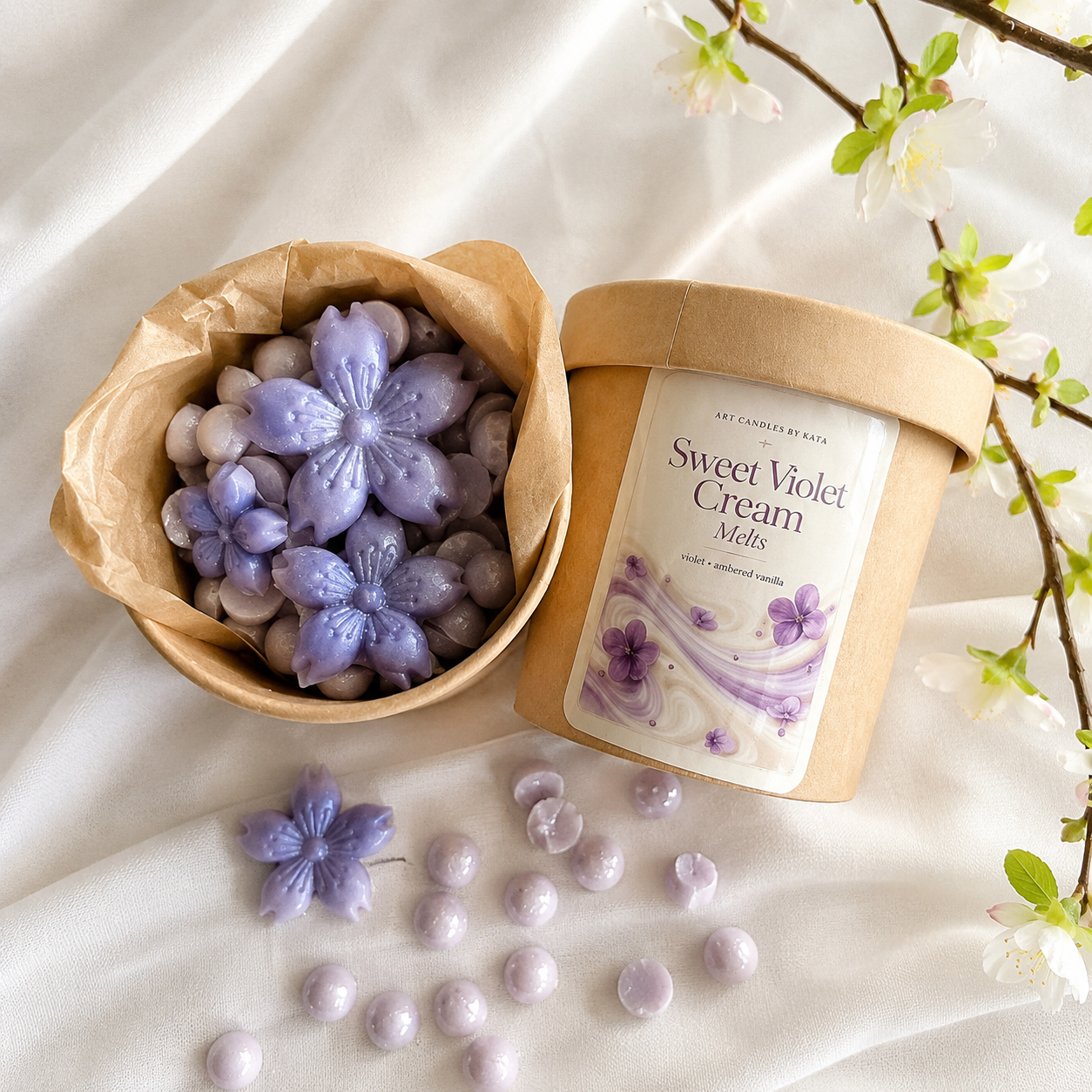 Wax melts Sweet Violet Cream