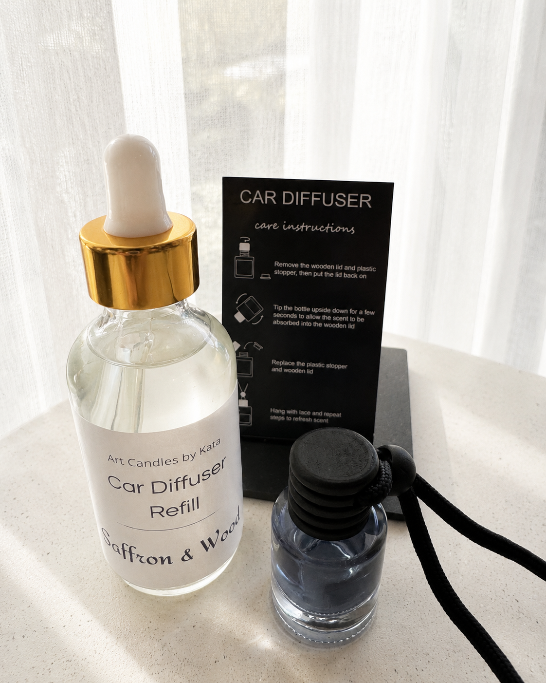 Refill + difusor de auto