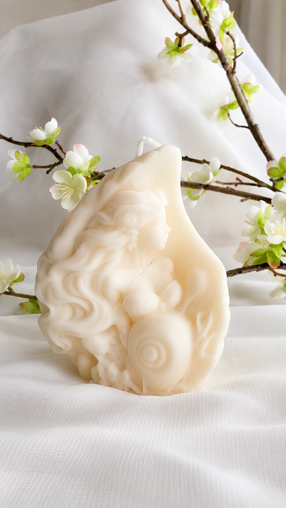 Vela Decorativa Sirena
