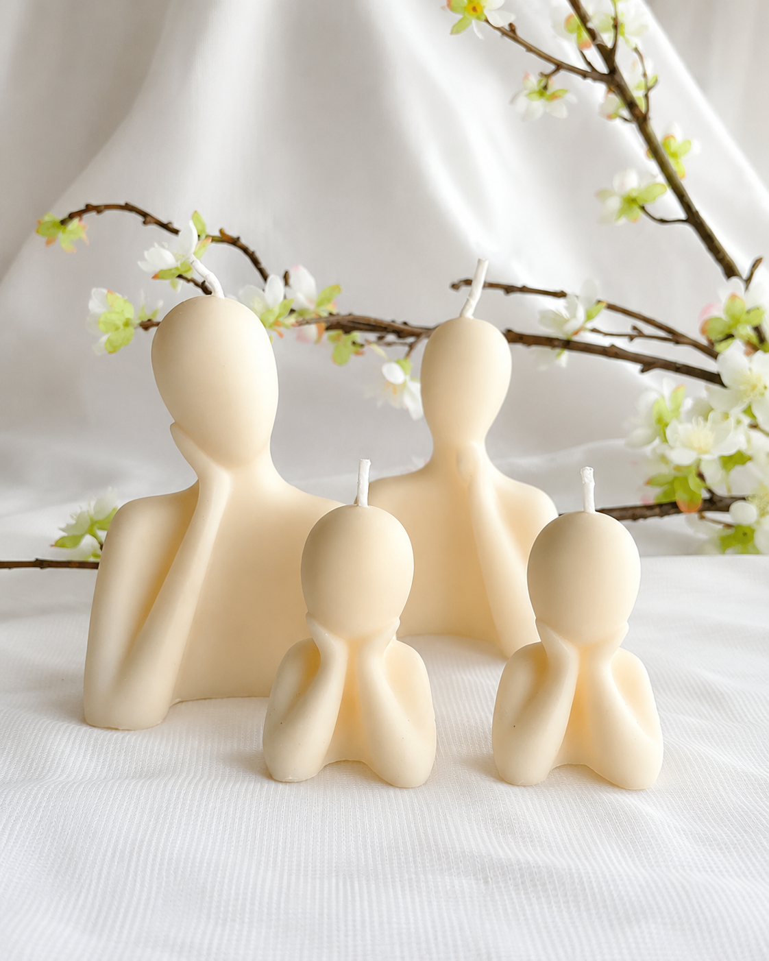 Crea tu familia en cera Velas decoraticas