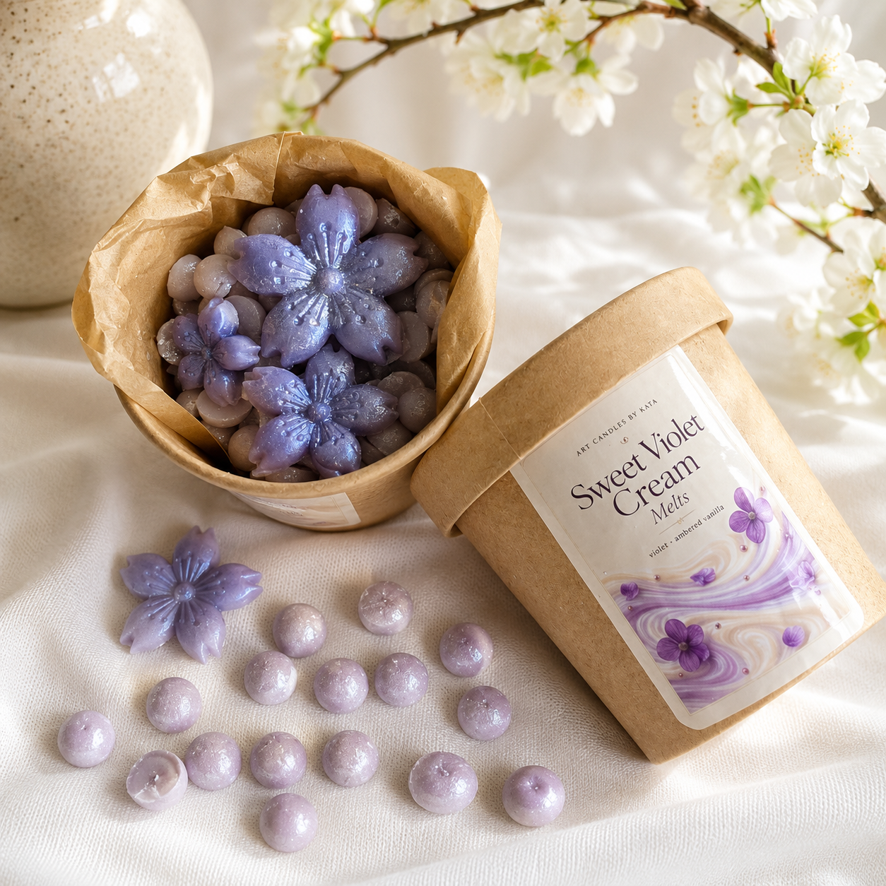 Wax melts Sweet Violet Cream