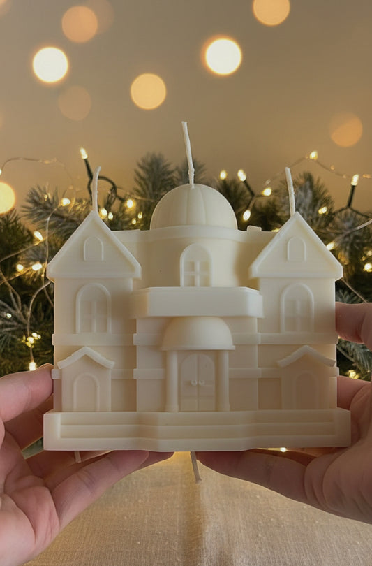 Vela Castillo Navideño