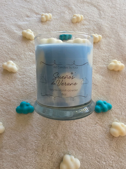 Pack Velas verano en recipientes