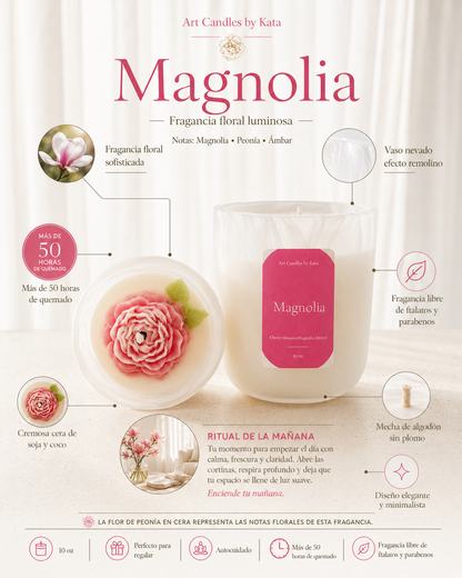 Vela Magnolia para empezar el día