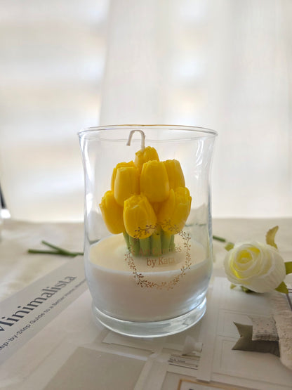 Vela Jardín de tulipanes